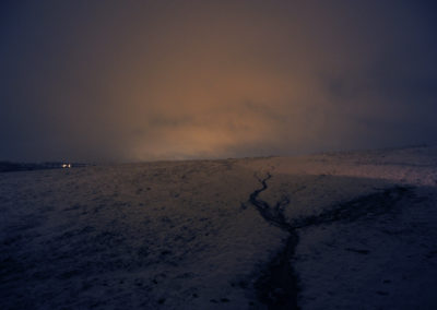 SNOWING NIGHT IN ROME