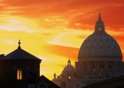 SUNSET IN ROME