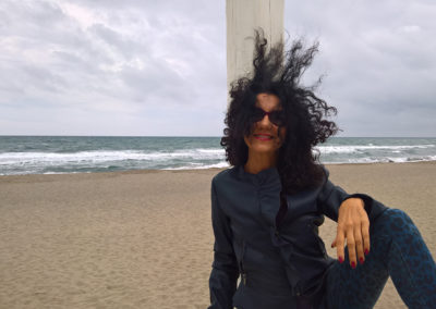 WOMAN IN THE WIND